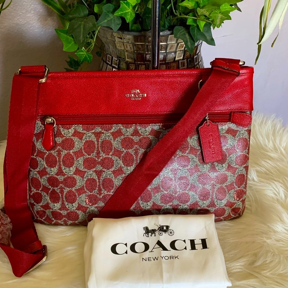 Coach Spencer Signature crossbody/Shoulder bag - Picture 2 of 10